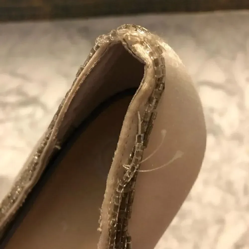 DSW x Disney Beaded Satin Cinderella Pumps Size 8.5